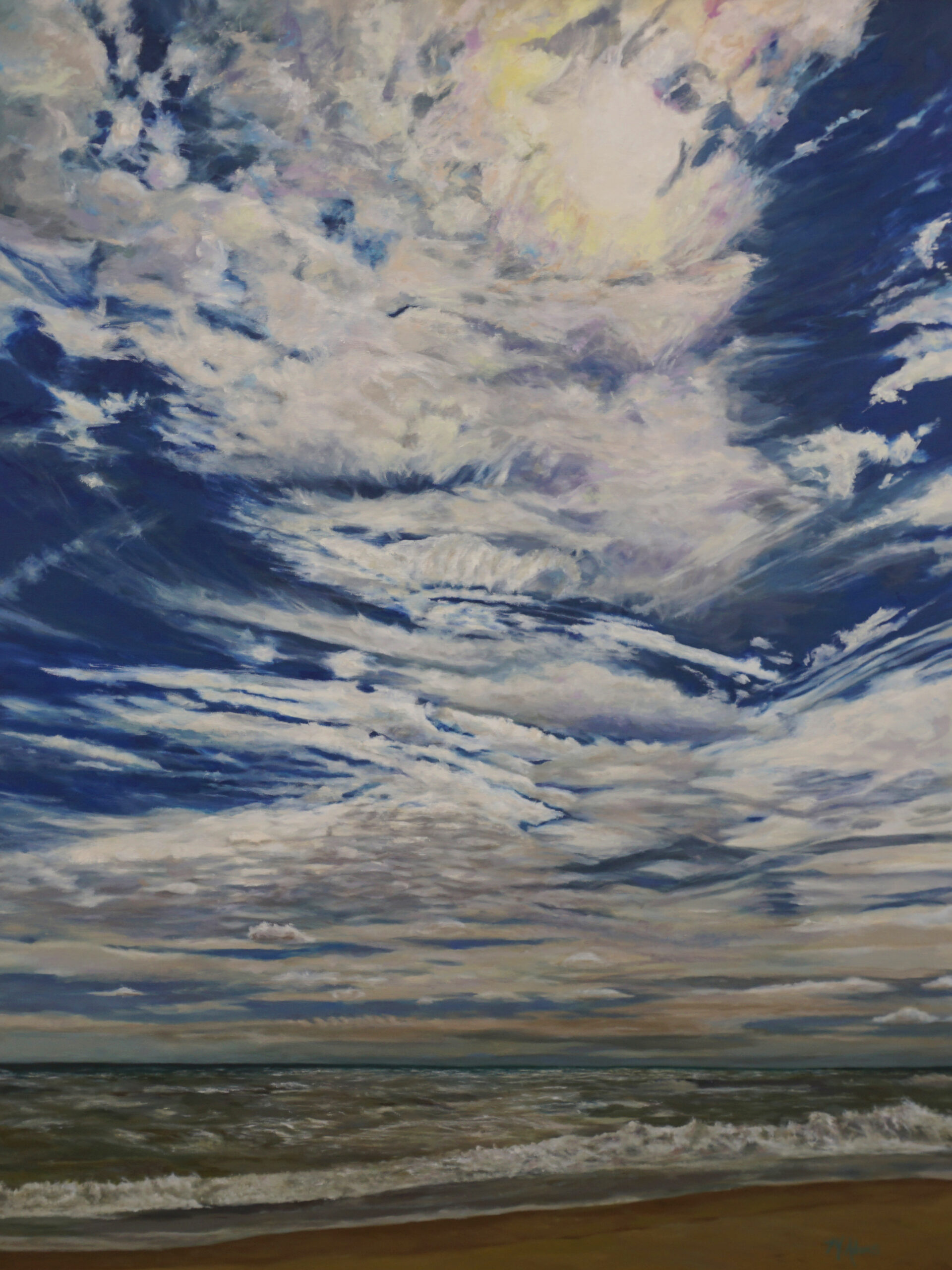 Lake Michigan Heavens Oil on Canvas by Morgan Adams