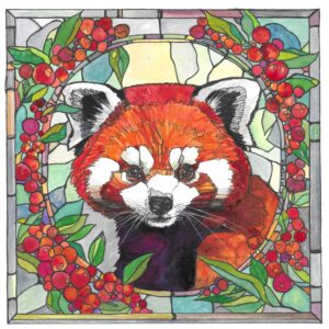 Red Panda Print 09