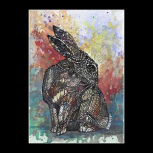 Stained Glass Silence Print